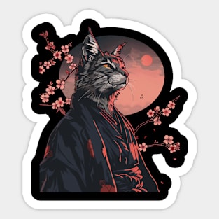 Cat Ninja Stealth Meow Fury Sticker